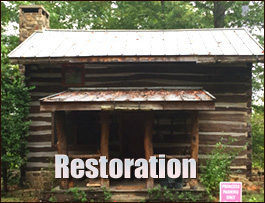 Historic Log Cabin Restoration  Augusta, Ohio